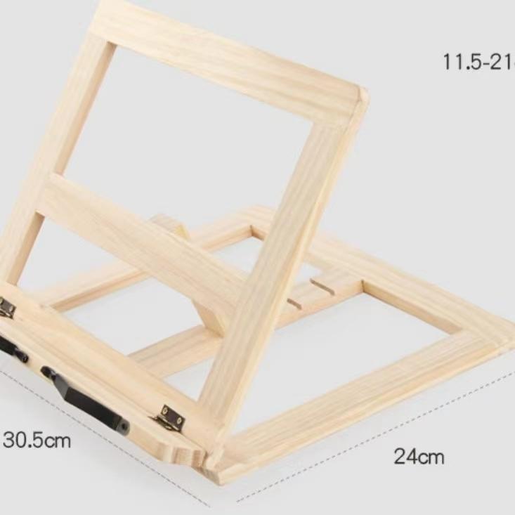Beech Wood Easel for Art Students, Foldable and Adjustable with Drawer Tray, Children’s Sketch and Oil Painting Easel