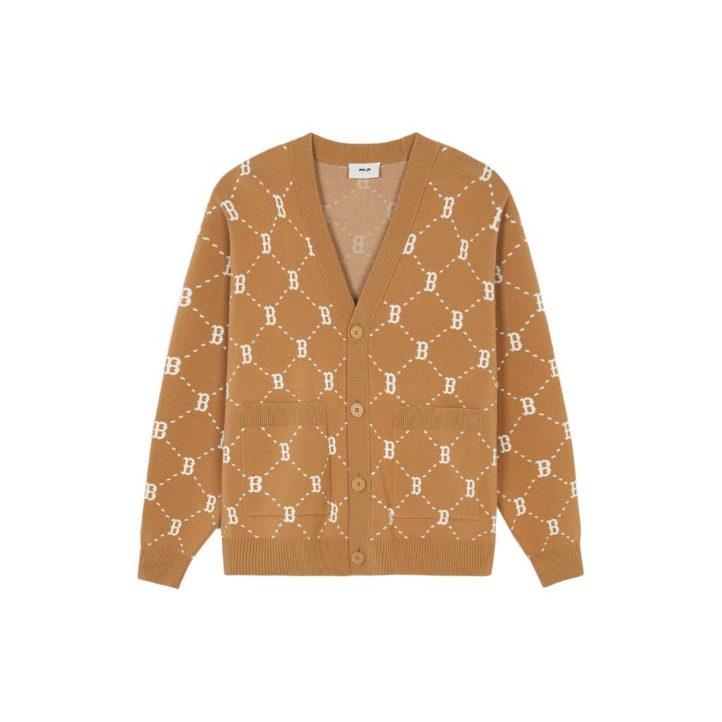 New MLB Boston Red Sox Knitwear Unisex Brown 3AKCM0241-43CAL