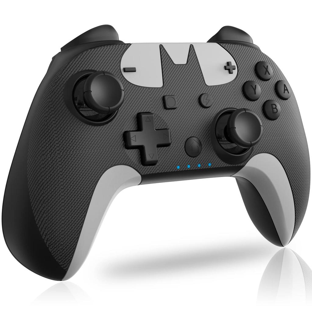 Wireless Switch Controller with Back HD and Gyro Rapid Bluetooth Compatible with and Japanese Instruction Manual Included Buttons, Vibration, 6-Axis