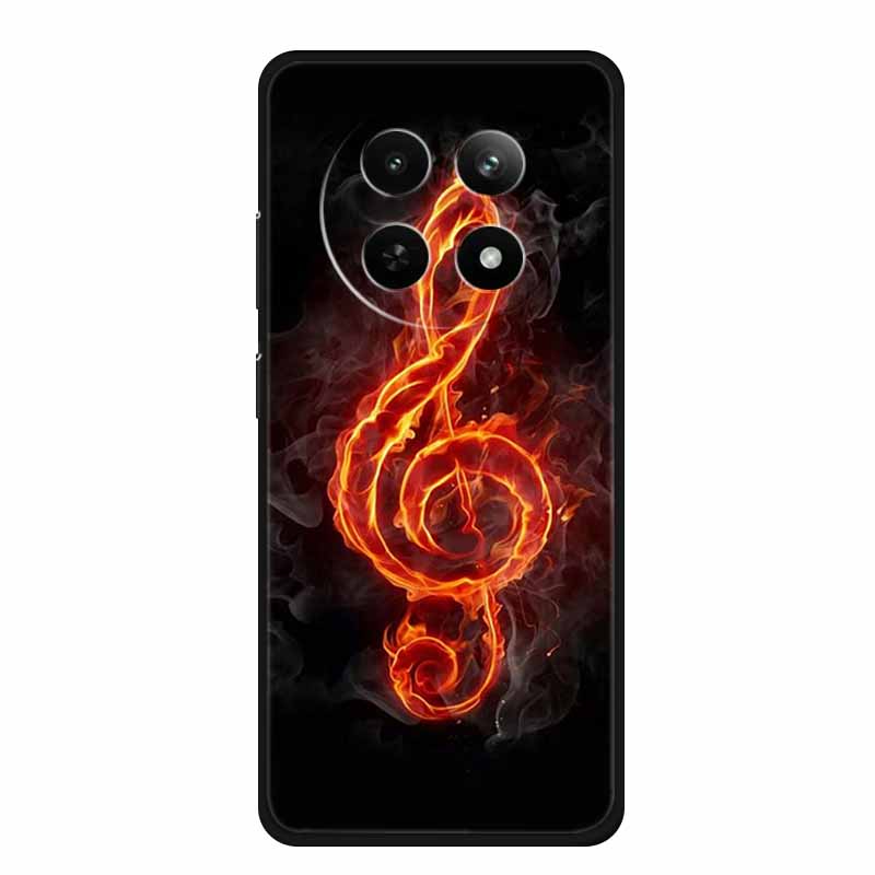 For Realme 13+ 5G Case Animals Soft Silicone TPU Phone Cases Back Cover For OPPO Realme 13 Plus 5G RMX5002 Wolf Protector Coque