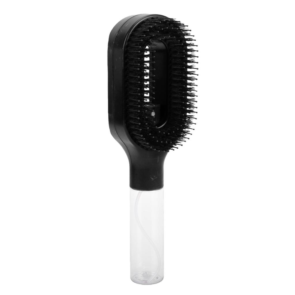 Hairbrush Mist Spray 2 In 1 Refillable Hair Brush with Water Mist Spray for Frizz Control Anti Static Reduce Tangling
