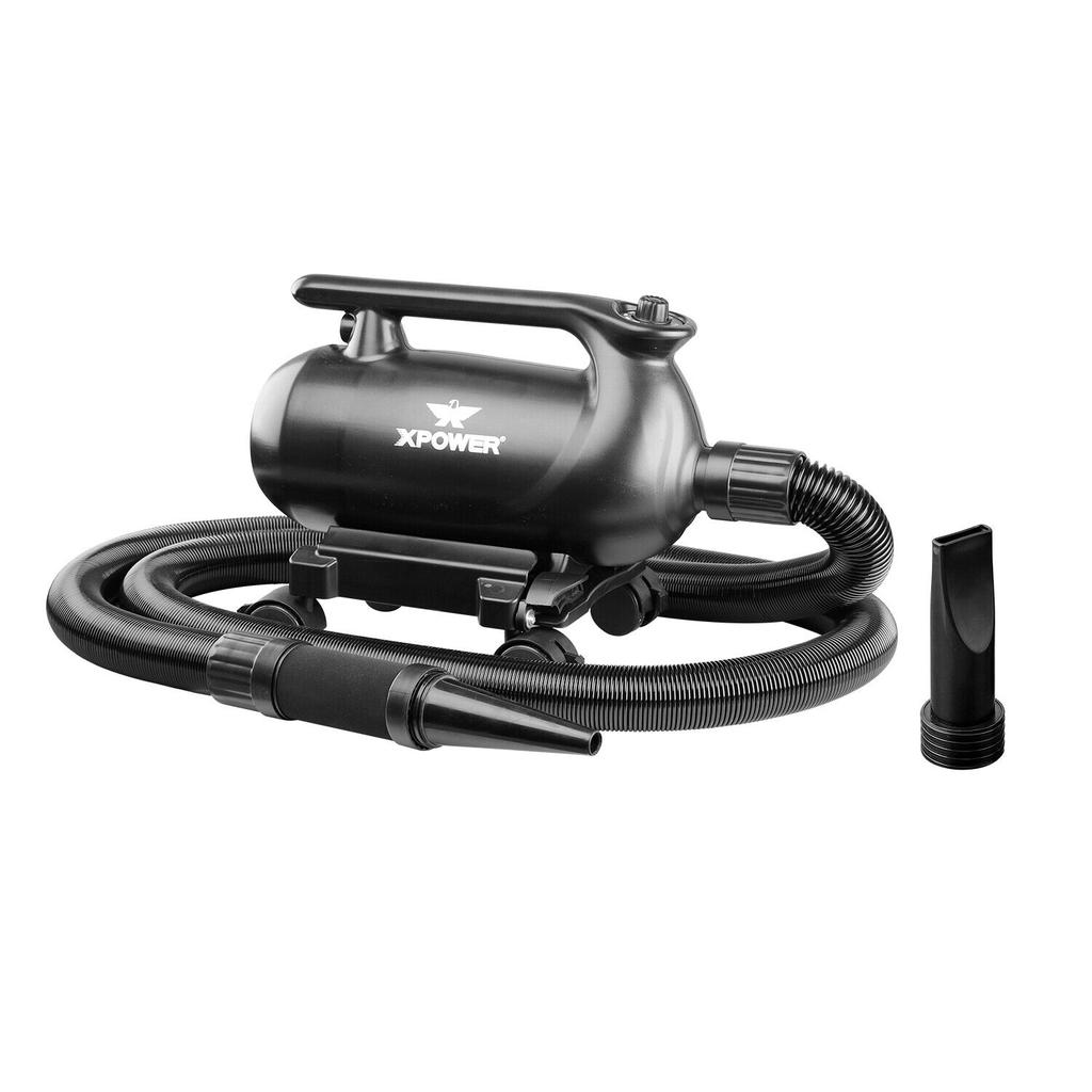 Asciugatore per Auto Spazzaneve XPOWER Asciugatore Professionale per Auto Blower con Base Mobile con ruote Asciugatura Rapida Strumenti per la Pulizia Asciugatore Rapido Portatile A-16