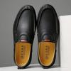 New Style Classic Retro Loafers Light Driving Leather Shoes Sewing Comfortable Men Casual Slip-on Shoe