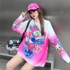 Women's Rhinestone Cartoon Print Long Sleeve Sweater - Autumn/Winter 2026 Fashion Casual Knitwear