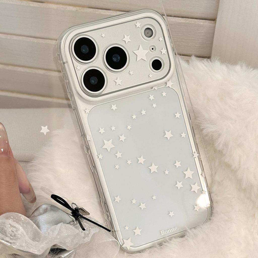 Weißer Stern Handyhülle für iPhone 16, iPhone 17 und iPhone 17 Pro Max