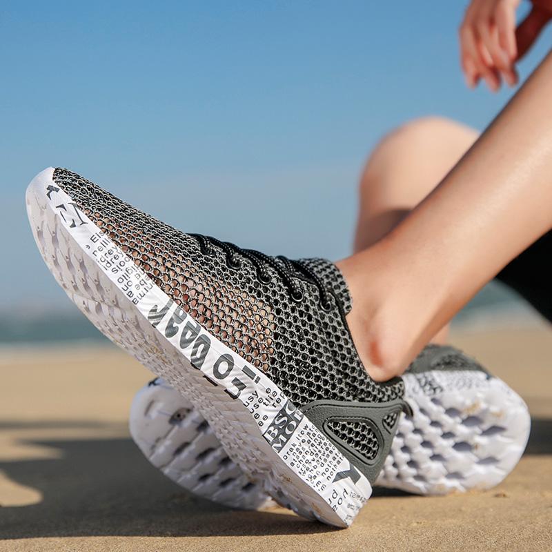 Men Shoes Breathable Mesh Running Shoes Slip on Walking Sneakers for Men Tennis Sports Shoes Athletic Jogging Tenis Walking Shoe