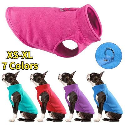 Harnais polaire doux pour chien, gilet pull chaud d'hiver pour petits et moyens chiens