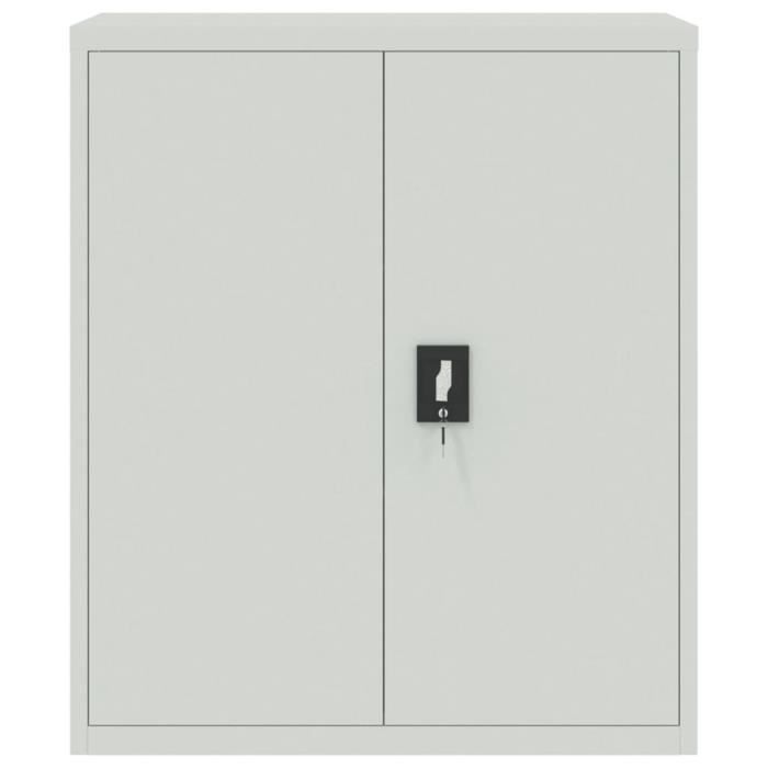 VidaXL Light Grey Filing Cabinet 90x40x105 Cm Steel 339737