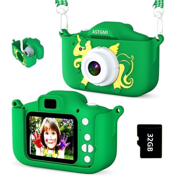 ASTGMI Appareil Photo Pour Enfants, 2.0 Pouces Enfant Appareil Photo Numérique, Mini Caméra Enfant Rechargeable Caméscope Cadeau118