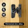 90/180 Graders Vänddörrslås Hem Säkerhet Skjutdörrslås Små Grindlås Hårdvara Stöldskyddslås Zinklegering Dörrbultar