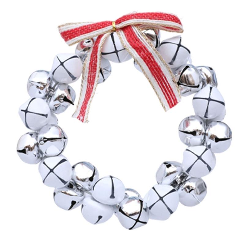 Weihnachtsglocke Hängedekoration 12 cm Weihnachtsbaum Metallglocke Schmuck für Haustür Kaminsims Festival Feier