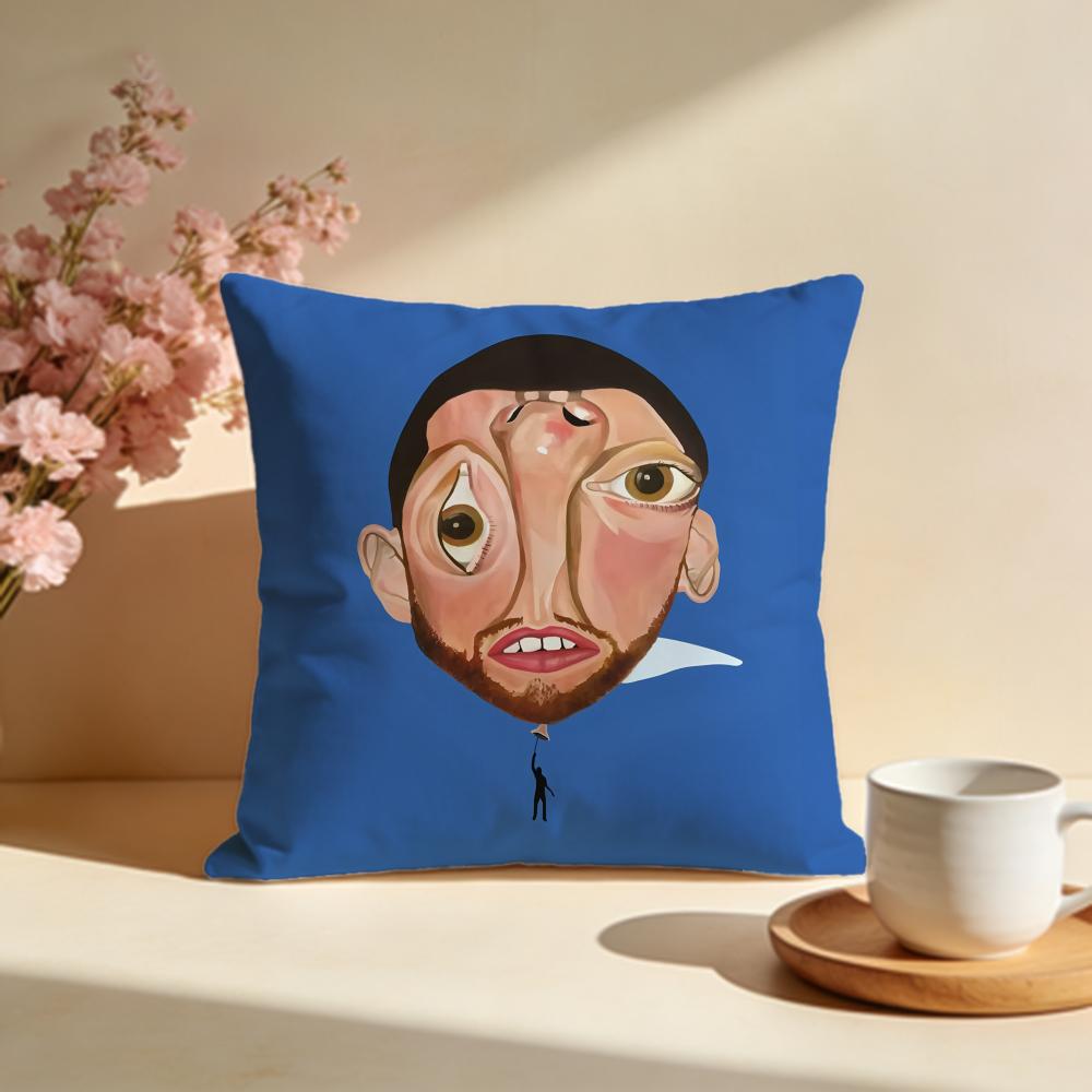 Hot MMac Miller Balloonerismew Cushion Cover Stylish Washable Pillow Cover Ideal for Couch Bedroom Car Decoration