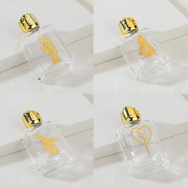 Prázdná láhev na svěcenou vodu Ježíšova láhev Náboženská láhev Křesťanské potřeby pro křest Plnitelné Přenosné kosmetické balení Prázdná láhev