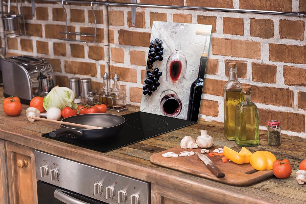 SZKLANA DESKA DO KROJENIA 35x52 WINO