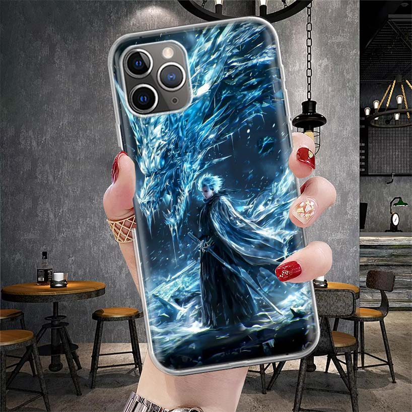 

Hitsugaya Toushirou Bleach Soft Phone Case For IPhone 11 17 Air 16E 16 Pro Max 15 + 14 Plus 13 Mini 12 Apple 7 SE 8 Fundas Coque iPhone 11