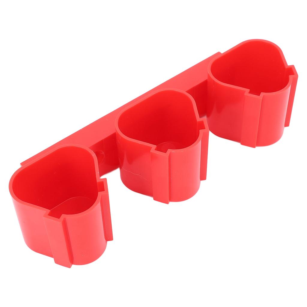 Batteriholdere for Milwaukee M12 Batteriverktøy Oppbevaringsholdere med Batterispor Veggmontering 12V Batterioppbevaringsstativer