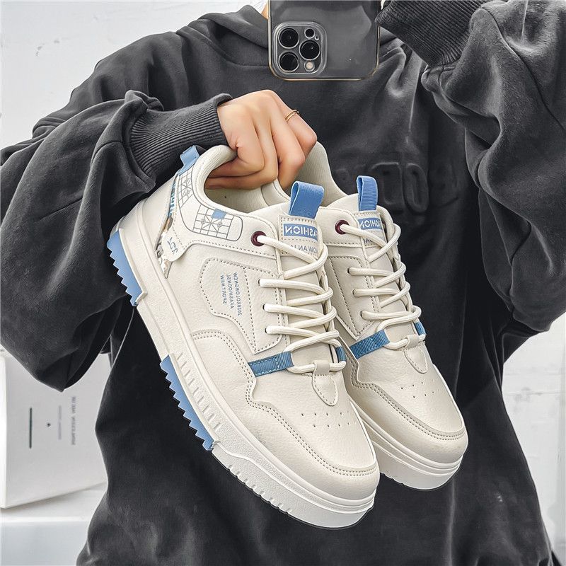 

Мужская обувь, дышащие кроссовки, модные универсальные кроссовки, модная повседневная обувь 39 синий/бежевый