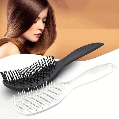 1pcs Curved Vent Brush Detangling Hair Brush Wet Dry Use Hair Brush Scalp Massage Comb Styling Tools