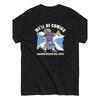 Schottland Fan T-Shirt - "We'll Be Coming" Schottische Flagge Aufdruck, Lässiges Rundhals-T-Shirt Geeignet für Schottland-Unterstützer, Maschinenwaschbar Tragen für