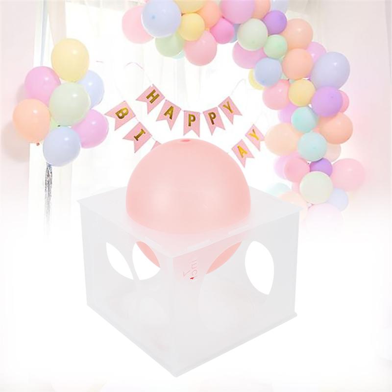 11Holes Plastic Balloon Sizer Box Balloons Size Measurement Tool for Birthday Wedding Party Baloon Arch Column Ballon Decoration