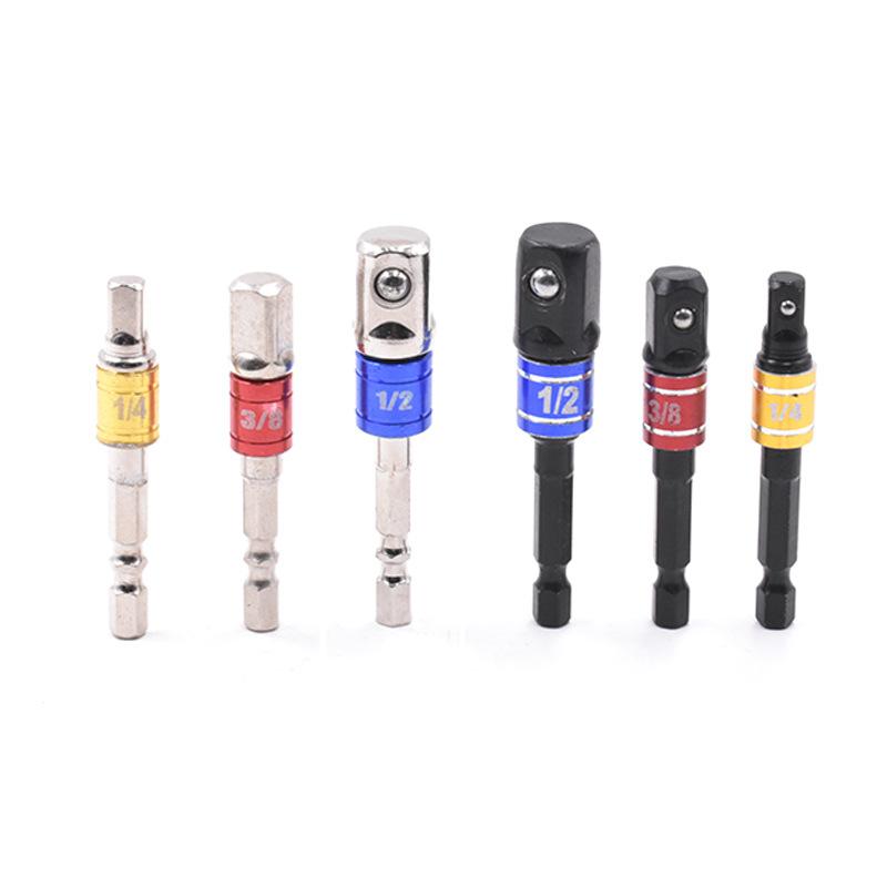 Cross-border 3pcs Safety Steel Ball Extension Rod Electric Socket Wrench Conversion Tool AD with