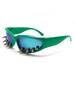 Metal spiked sunglasses, personalized trend, a must for street dance performance [Cool Punk Style]