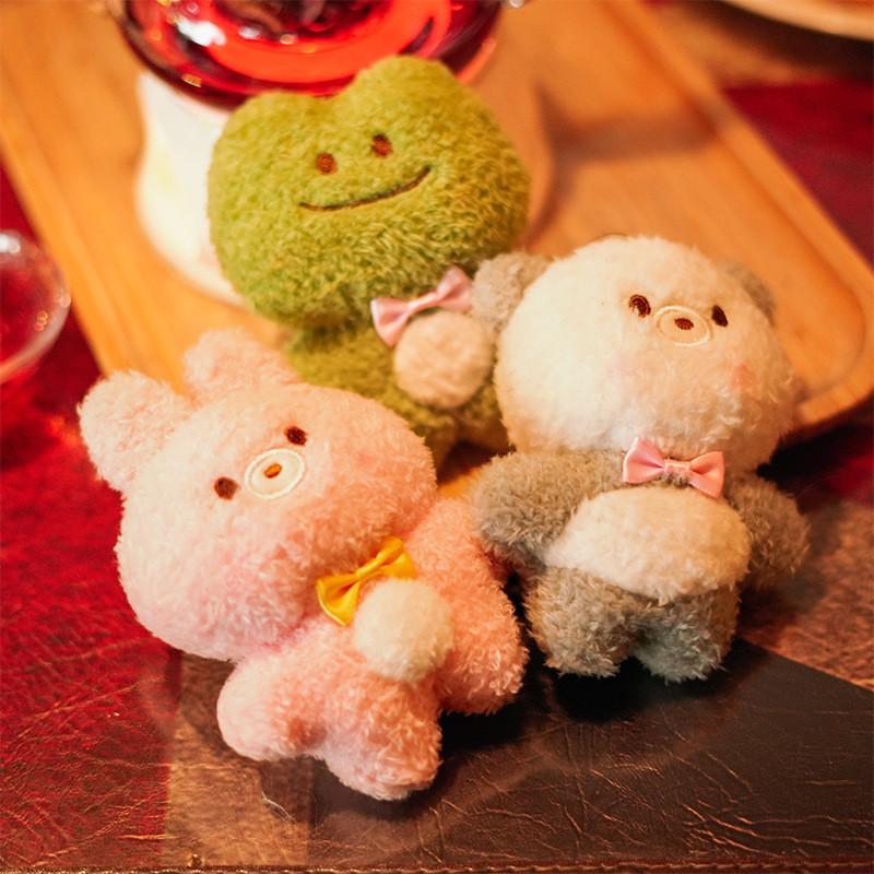 Kawaii Bunny Plush Keychain Soft And Fluffy Rabbit Stuffed Animal Bag Accessory