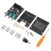 BT 5.0 Amplifier Board 2.0 Channel 2x50W Bass and Treble Control Power Amplifier Module for Store Home Theater DC9‑24V