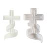 Multipurpose Sturdy Silicone Crosses Plaster Holder Mould Set Portable for Resin Plaster Craft Supplies Assorted Sizes