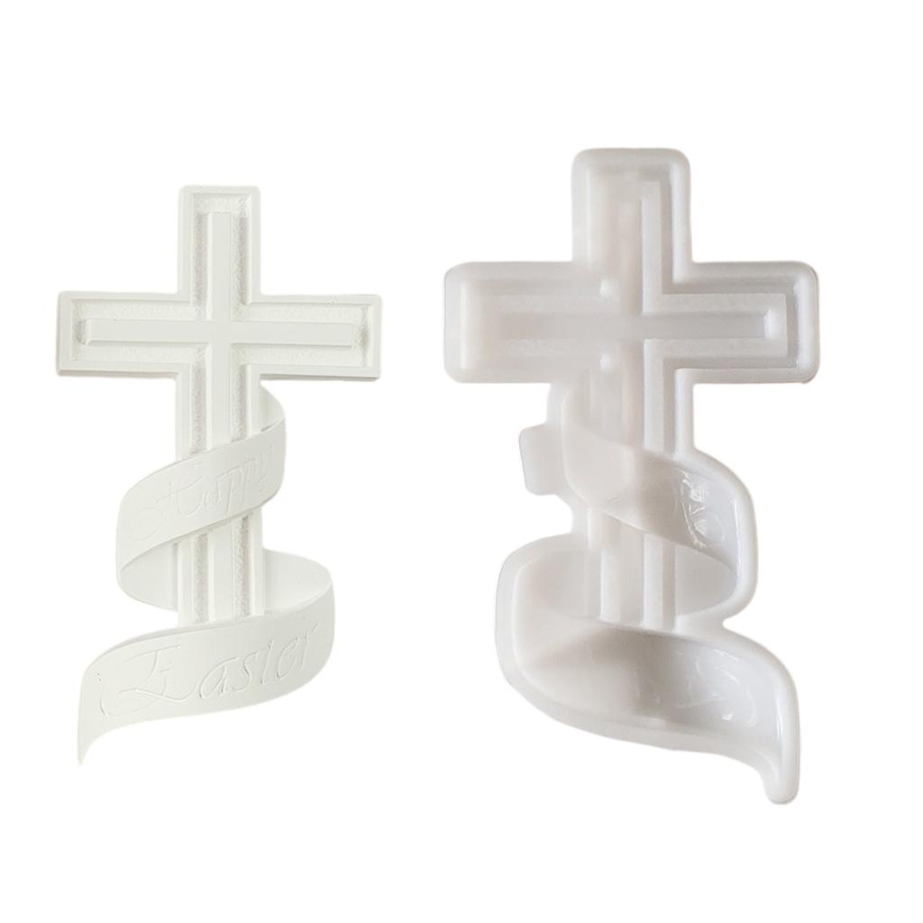 Multipurpose Sturdy Silicone Crosses Plaster Holder Mould Set Portable for Resin Plaster Craft Supplies Assorted Sizes