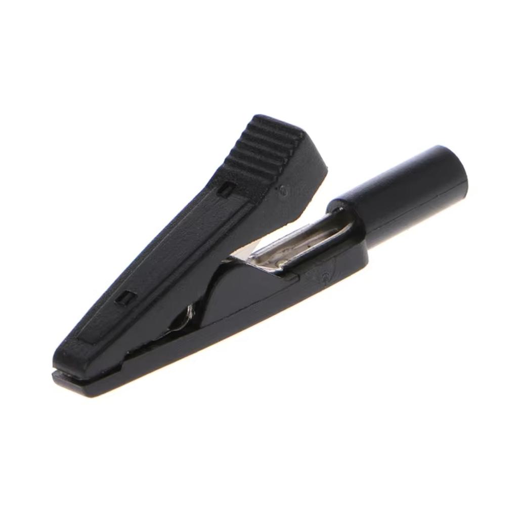 2mm Banana Plug Alligator Clips Corrosion Resistant for Stable Signal Transmission in Lab Testing & Electronic Projects