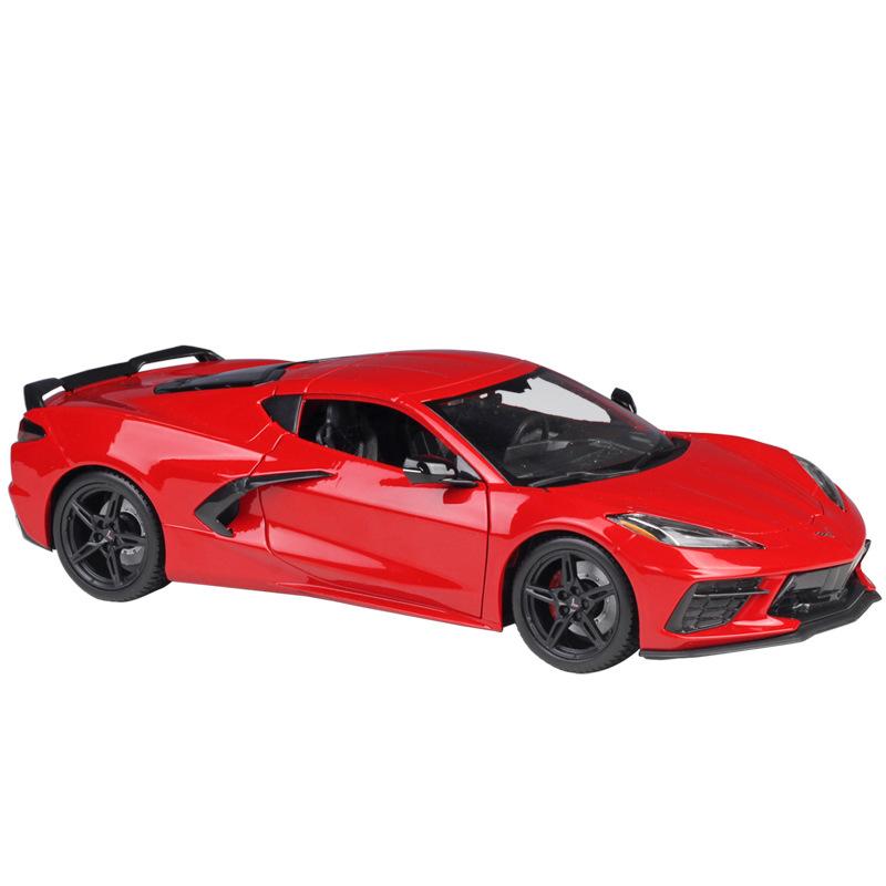 Maisto 1:18 2020 Chevrolet Corvette Stingray Coupe Die Cast Vehicles Collectible Model Car Toys