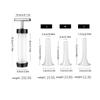 Home Kitchen Sausage Stuffer with 3 Filling Tubes Manual Hand Push Type Plastic Sausage Maker