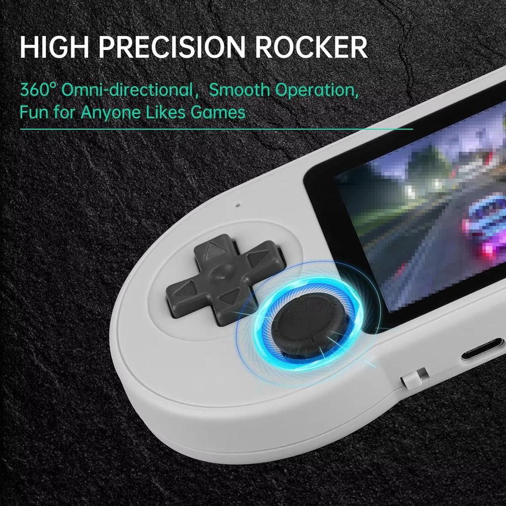 STORM WYRM Retro Game Console,SF2000 3.0 Inch IPS Screen Handheld Game Station with Wireless Controllers,Support TV & 2 Players