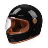 DOT Certified vintage full-face motorcycle helmet, full-face helmet for motorcycles and electric vehicles, suede lining