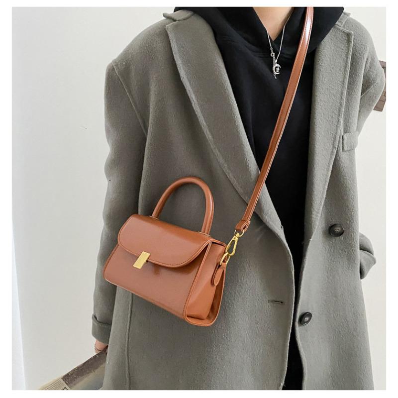 Simple Fashion Square Crossbody Bag for Women Thin Strap Shoulder Handbag