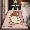 Cute Cartoon R-Rilakkuma B-Bear Kitchen Mat Kids Room Bedroom Decoration Balcony Anti-Slip Doormat Living Room Alfombra