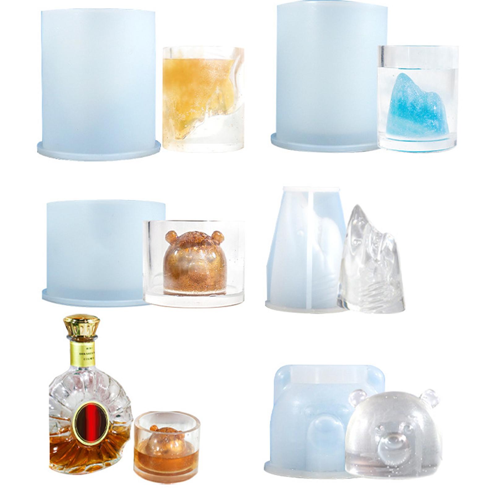 

5 стилей в форме головы акулы и медведя, силиконовая форма для льда, бытовая онлайн-форма для мороженого знаменитостей для вечеринки в баре C