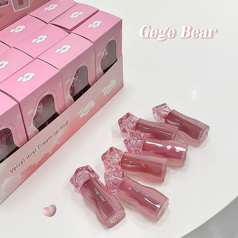 Gege Bear Velvet Mist Cream Lip Mud