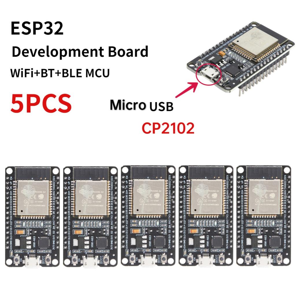 ESP32 -32 Development Board TYPE-C CH340C/ USB CP2102 WiFi+Bluetooth Ultra-Low Power Consumption Dual Core Wireless Module