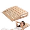Sauna Headrest Wooden Pillow Sauna Back Bolster Ergonomic Design Handmade Neck Support Pillow Sauna Supplies Accessories