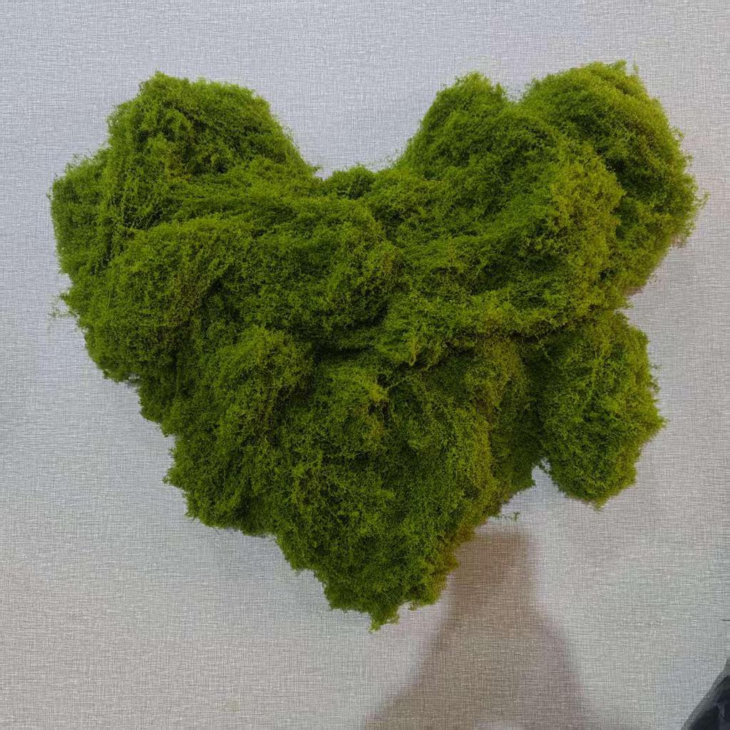 Artificial Green Moss Turf for Indoor Landscape Decoration and Micro-Landscapes