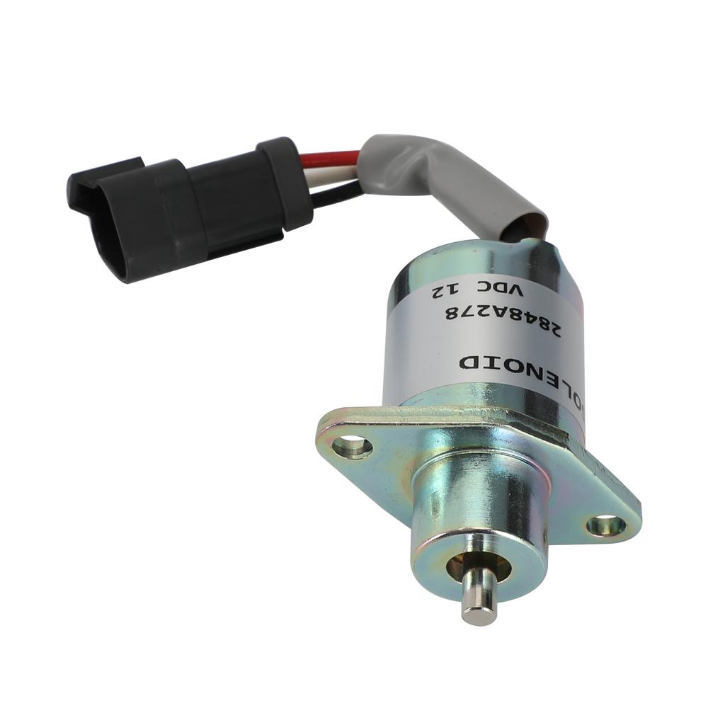 2848A278 Fuel Shutoff Solenoid For Caterpillar Skid Steer 246 216 226