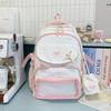 Schoolbag College Style Cute Girl Polka Dot Backpack High Value Student Daily Large Capacity Lightweight School Bag Pain Bag Backpack