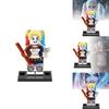 Premium Plastic Diy Poison Ivy Catwoman Quinn Two-face Building Blocks Toy Set