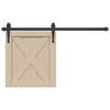 Sliding Cabinet Door Kit 91 Cm Carbon Steel