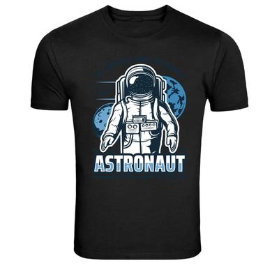 Astronaut Weltraumakademie Galaxie Grafik T-Shirt