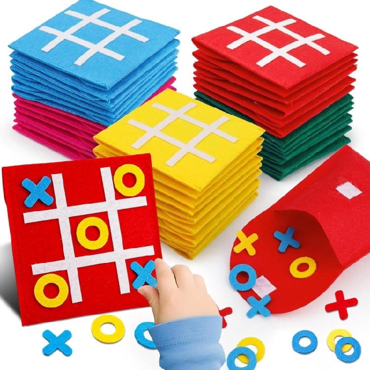 Travel Chess Game Board Toy Traditional TicTacToe Board Game Toy Enhances Childrens Logical Reasoning Strategy Ability