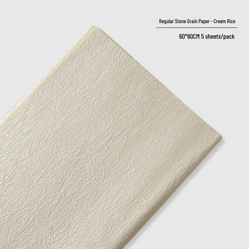 Carta da regalo con texture a grana di pietra floreale per Bouquet fatti a mano Arte Fai da te