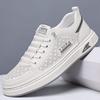 2025 Men's Summer Soft Leather Slip-On Sneakers: Breathable & Casual